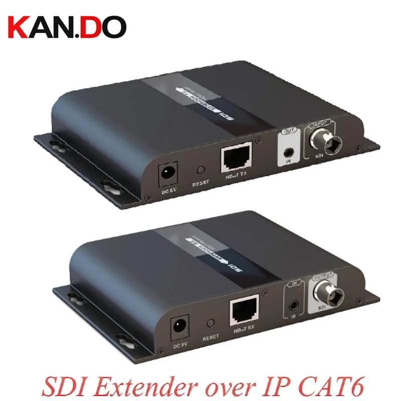 383-sdi POE Hdbitt Extender IP CAT6 Extender With IR Remote SD-SDI HD-SDI 3G-SDI 1080P Sender Receiver video transmission BY poe