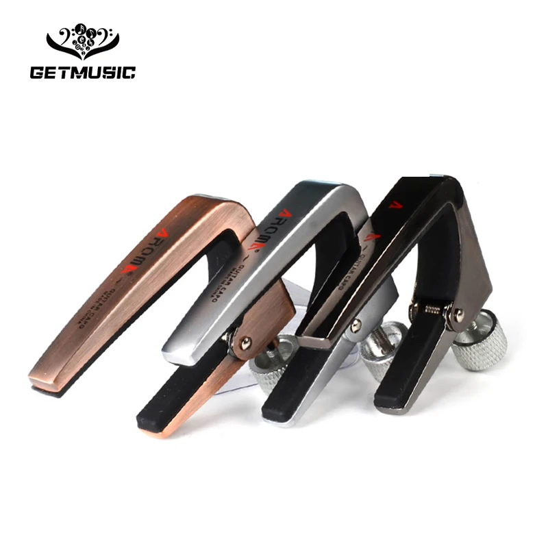 

New Arrivel Guitar Capo Clamp Aroma AC-11 Guitar Capo Zinc Alloy for Acoustic Electric Guitars Unique Silver/Bronze