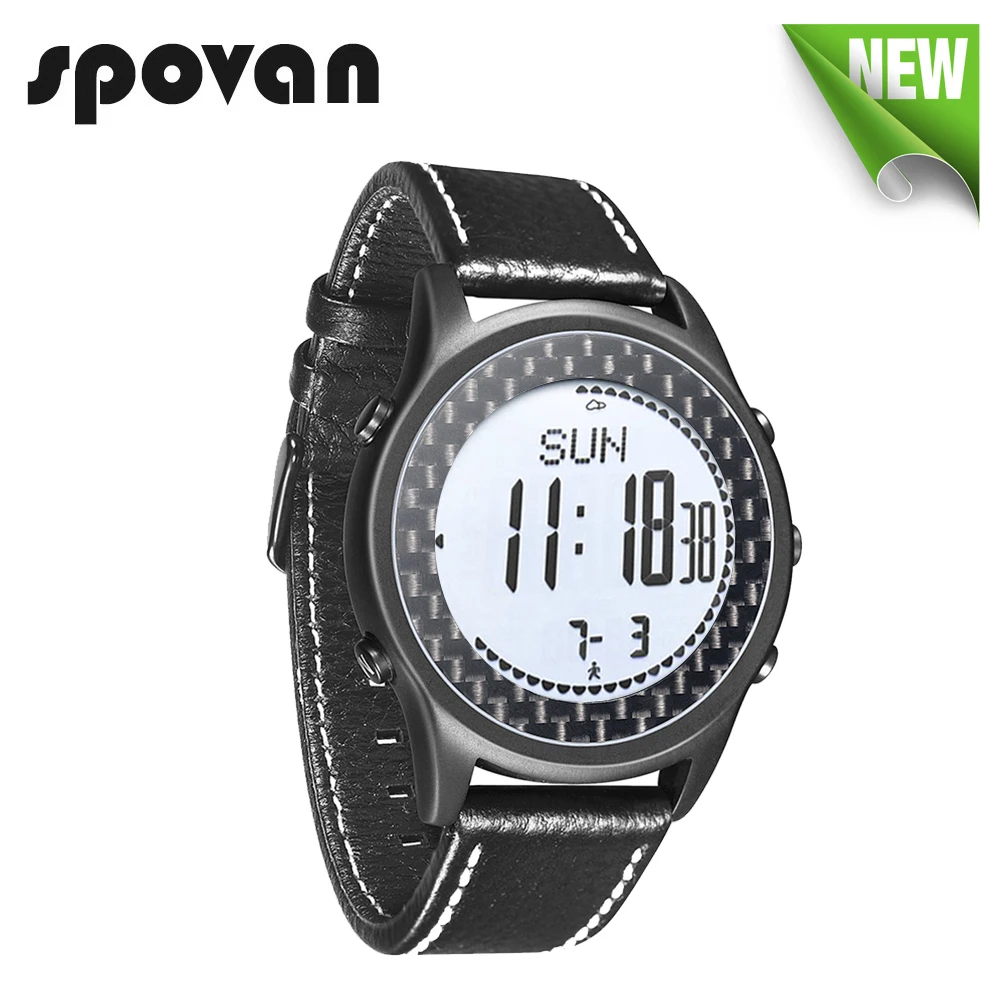 Reloj Hombre SPOVAN, мужские спортивные часы, водонепроницаемый светодиодный компас, альтиметр, шагомер, цифровые наручные часы, часы Saat Relogio Masculino