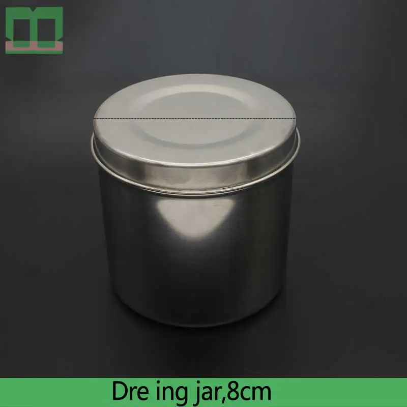 Медицинская чашка 304 из нержавеющей стали dre ing jar Туалетная чаша Пинцет цилиндрическая медицинская операция поставки поясная тарелка - Цвет: Шлифованный хром