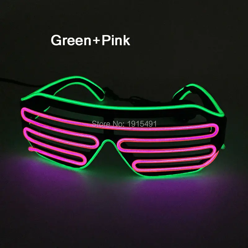 Очки солнцезащитные неоновые светодиодные с голосовым управлением декор для