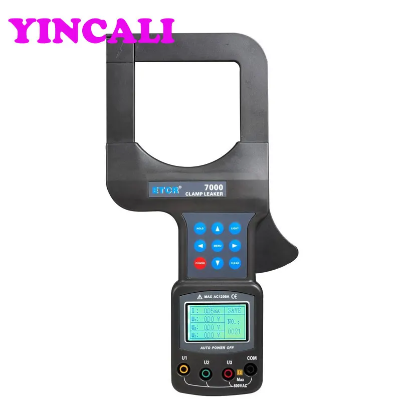 

Высокоточный ETCR7000 большой диаметр токоизмеритель утечки переменного тока тестер напряжения переменного тока