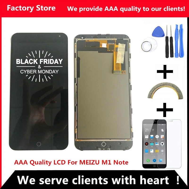 Q&Y QYJOY AAA Quality LCD+Frame For MEIZU M1 NOTE Lcd Display Screen Replacement For MEIZU M1 NOTE Digiziter Aseembly
Q&Y QYJOY AAA Quality LCD+Frame For MEIZU M1 NOTE Lcd Display Screen Replacement For MEIZU M1 NOTE Digiziter Aseembly