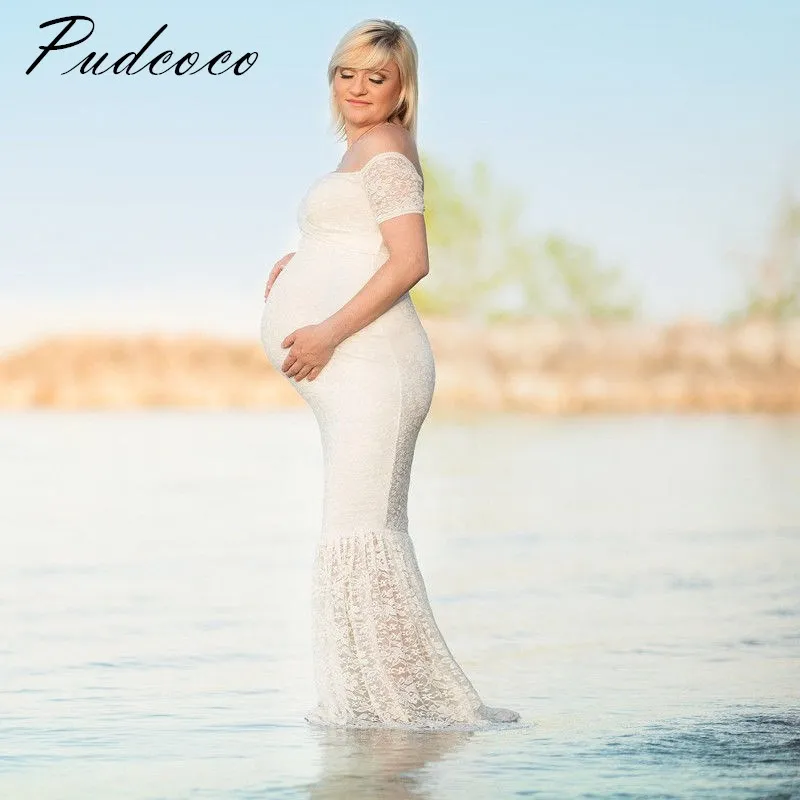 Pudcoco новинка 2019 красивое платье для беременных фотография беременной женщины
