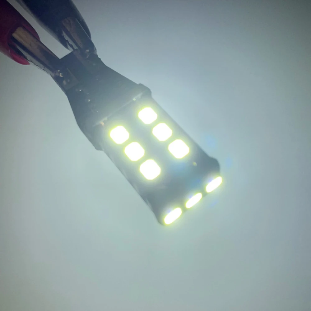 Светодиодная лампа заднего хода для автомобилей 15SMD 2835 T15 W16W 1 шт.|Сигнальная