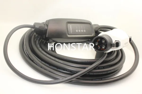 Duosida EVSE DOSTAR NEMA 6 20 штепсельная вилка 16A SAE j1772 тип 1 5 м черный кабель для