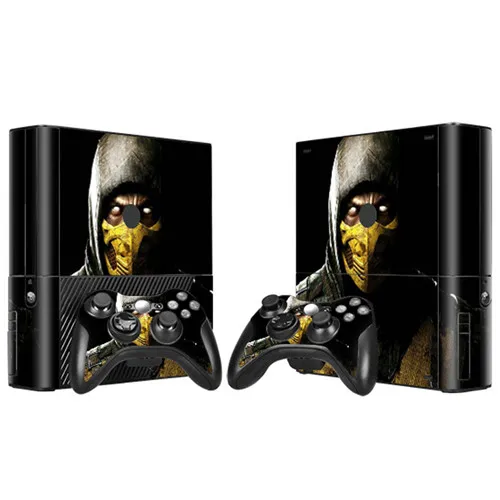 Игра Mortal Kombat наклейка для Xbox 360 E консоль и контроллеры наклейки s для Xbox360 E винил - Цвет: 0716