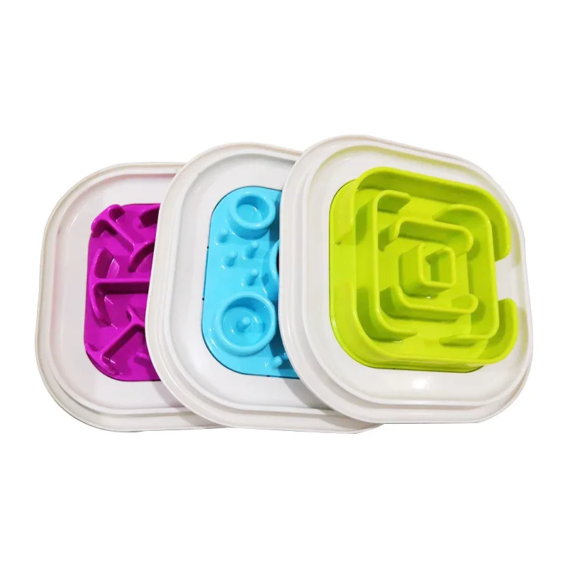 

Новые продукты на рынке, герметичная миска для собак, посуда для еды и домашних животных для предотвращения ожирения собак, интеллектуальна...