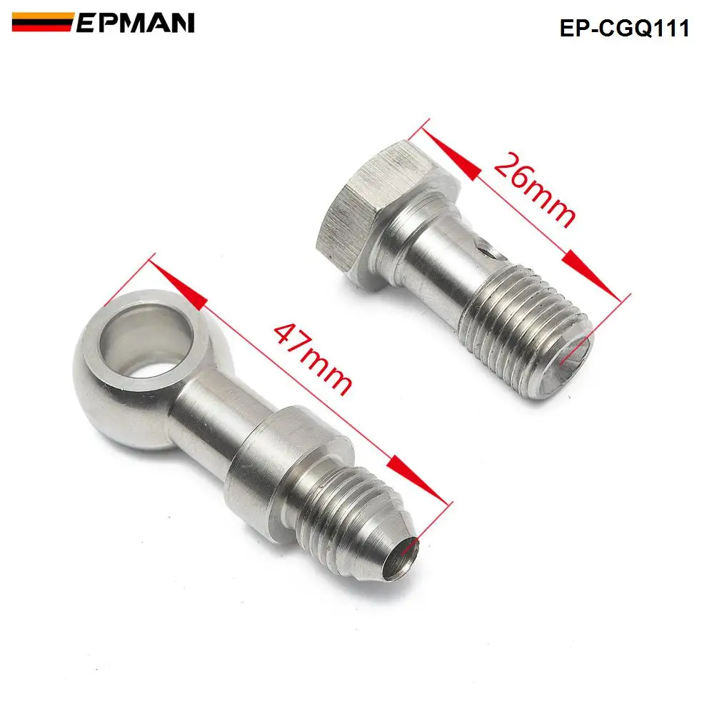 Комплект масляных болтов Epman Turbo M10x1.0mm to 4AN 1 5mm ограничитель для Mitsubishi TD025 TD025L EP