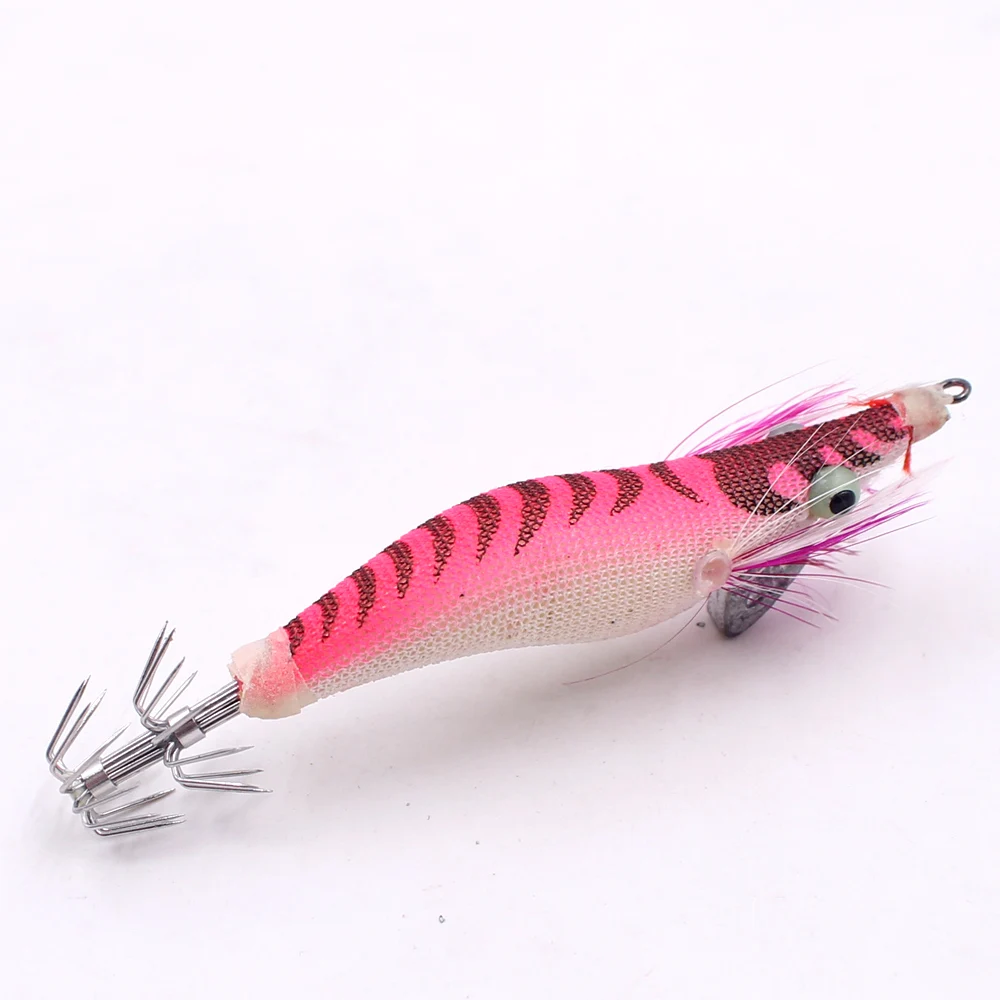 1Pcs 8cm 11g Squid Hook Hard Wood Shrimp For Sea Carp Fly Fishing Spinner Bait Accessories Hooks Tool Wobblers Fish Sport lures | Спорт и