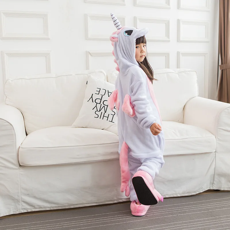 Детская Пижама животное Onsie детская одежда для сна вышивка поросёнок собака