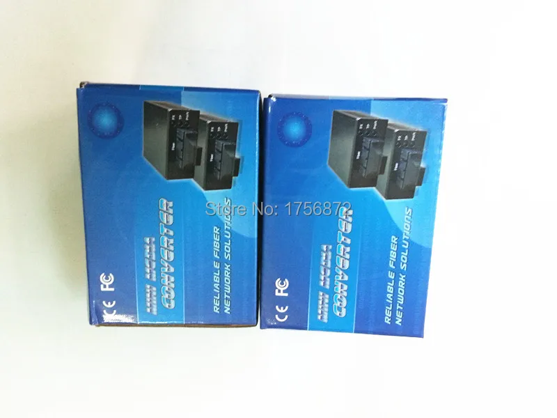 Мини-мегабит с одним режимом медиаконвертер оптический приемопередатчик RJ-45 1 SC