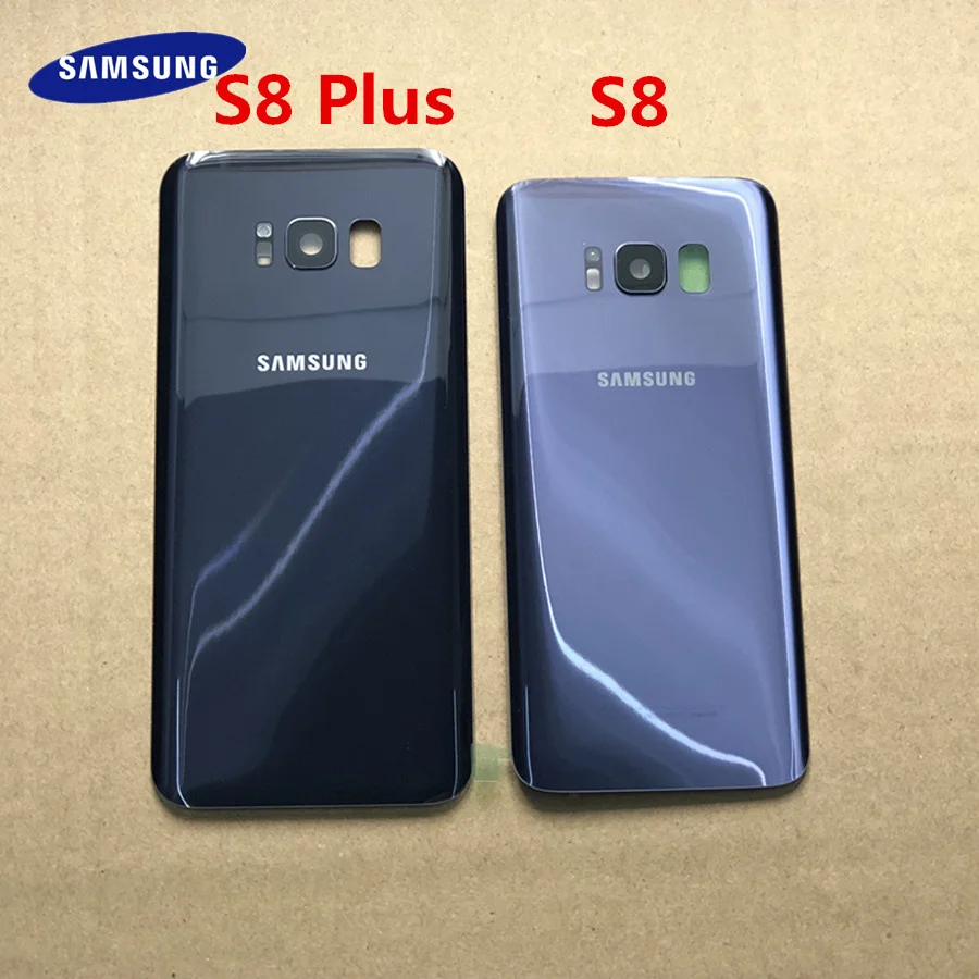 Задняя стеклянная крышка батарейного отсека для SAMSUNG Galaxy S8 G950F Plus G955F задняя
