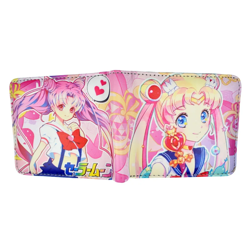 YMC449 Кошельки из искусственной кожи аниме Сейлор Мун/Himouto Umaru Chan/Cardcaptor Sakura короткий кошелек с карманом для монет - Цвет: YMC449