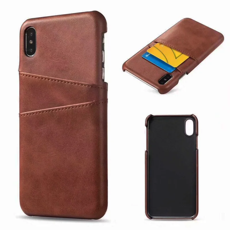 Роскошный чехол из искусственной кожи для iPhone XS MAX X XR 8 7 Plus 6 6S жесткая задняя