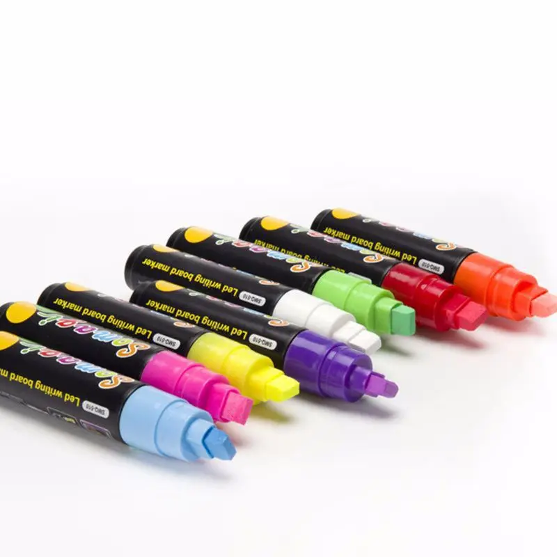 Стираемый маркер флуоресцентная жидкость мел неоновая ручка для Светодиодный