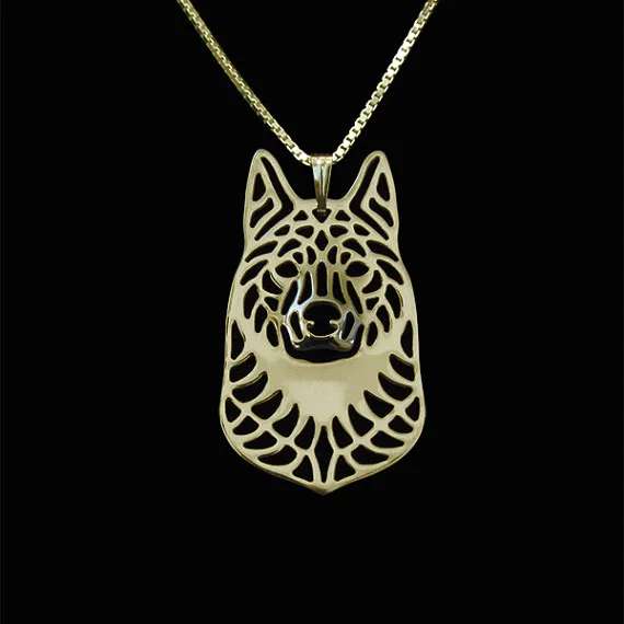 Норвежский ожерелье с подвеской из золота и серебра ювелирные изделия простое