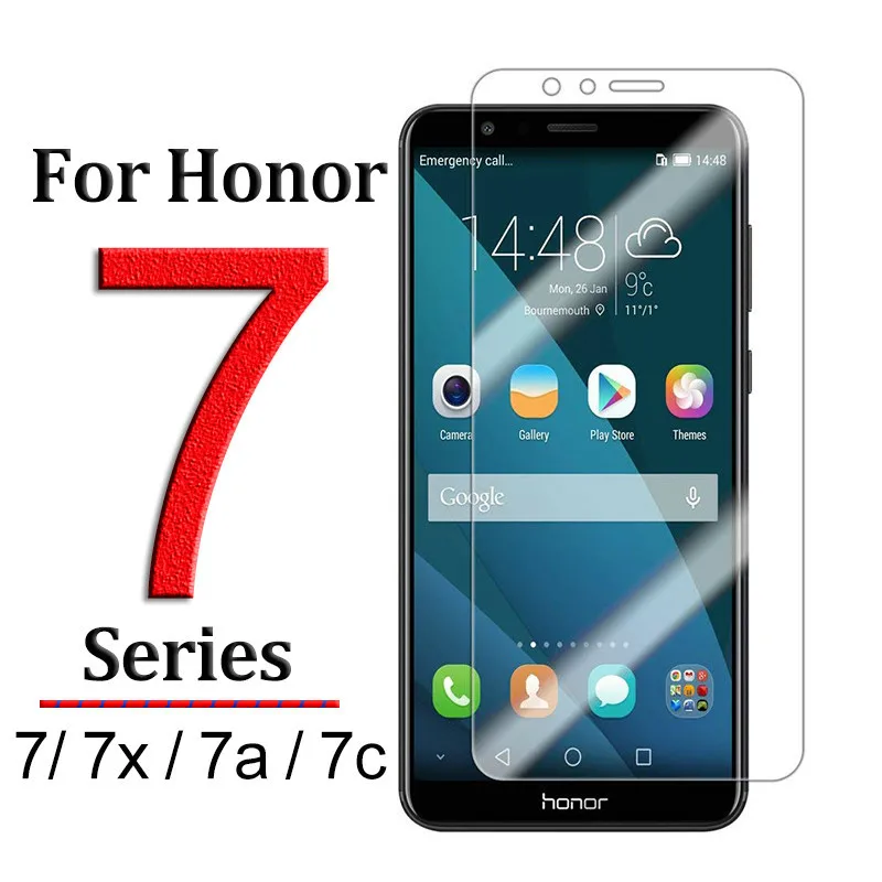 Защитное стекло для honor 7a Honor 7x 7c 7 7i Защита экрана Huawei закаленное 9H защитная