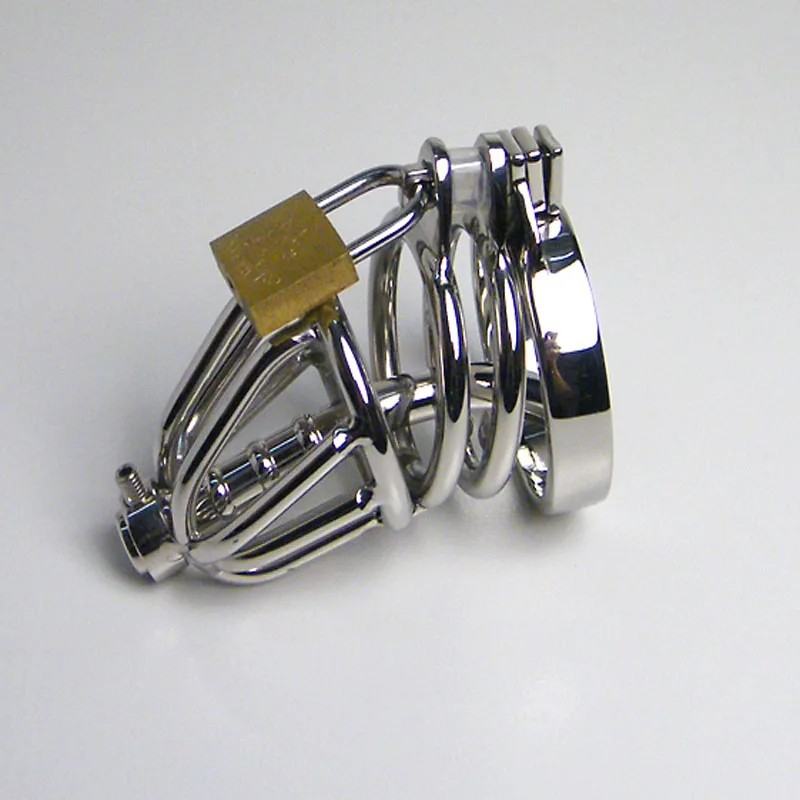 100% металлический катетер из нержавеющей стали для верности кольцо на член 5