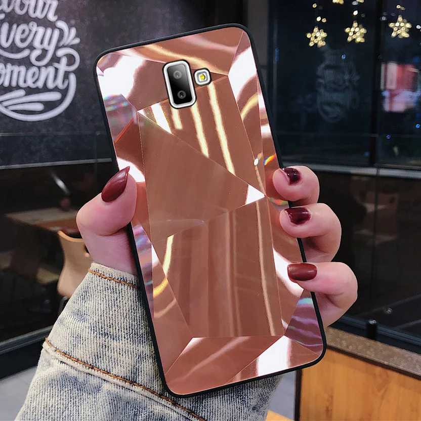Светоотражающие ромбовидный узор чехол для samsung Galaxy J3 J5 J7 J7 J5 J2 Prime J4 J6 Plus Prime J510 J710 J530 J730
