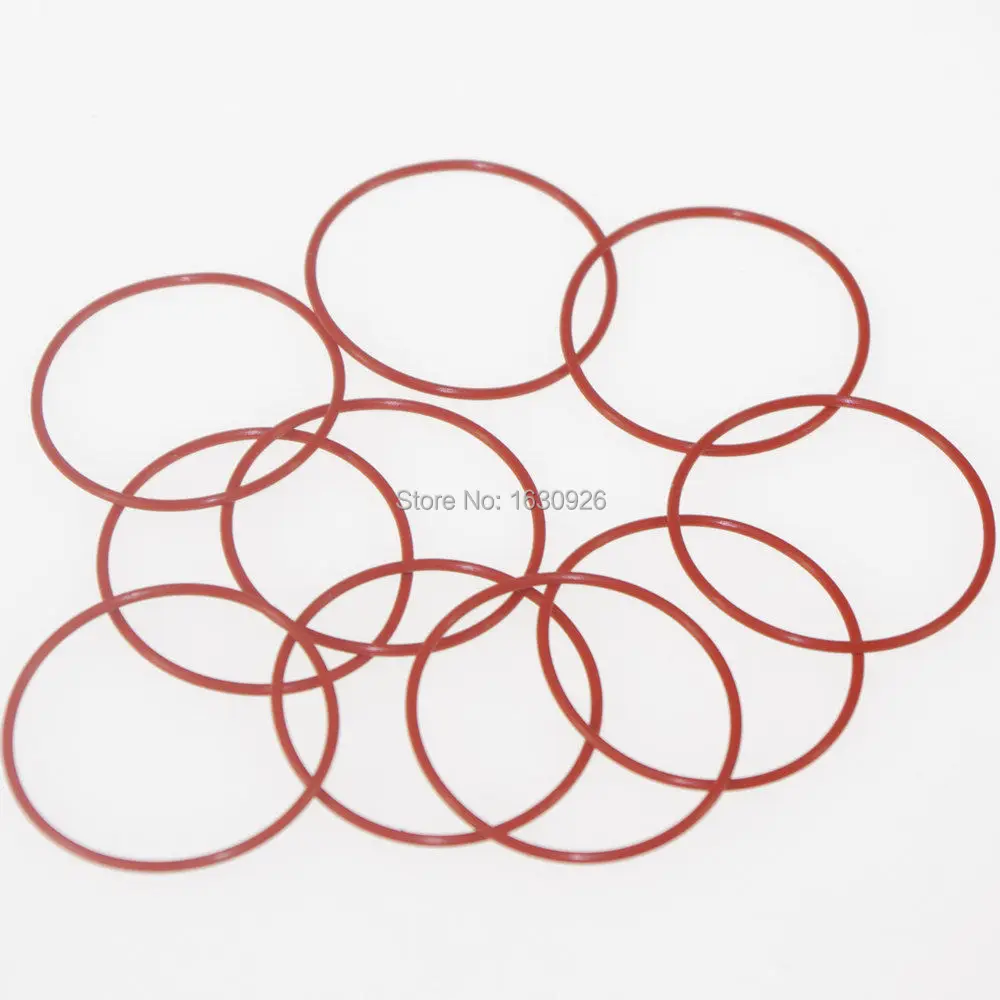 

free shipping QTY50 Silicone Rubber VMQ Inside Diameter 13.2mm Thickness 1.8mm Seal Rings O-Rings