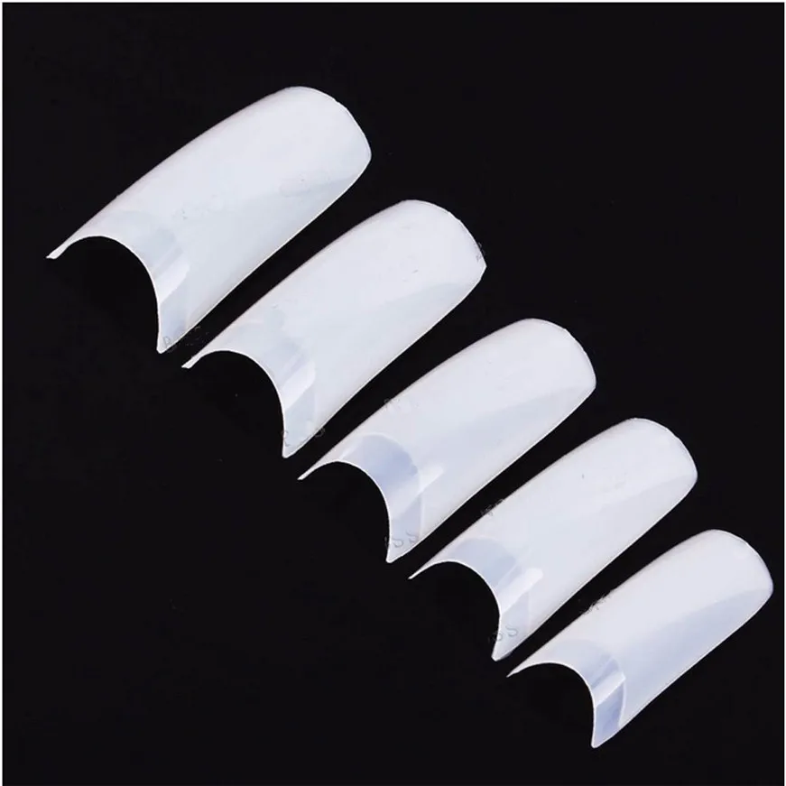 2017 A# Box 500Pcs Clear White Natural French False Acrylic Nail Art Tips UV Gel DIY | Красота и здоровье
