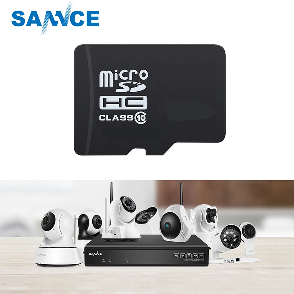 Микро sd карта C10 8/16/32/64/128 ГБ для 720P 960P 1080P smart wireless IP камер в домашней безопасности|ip