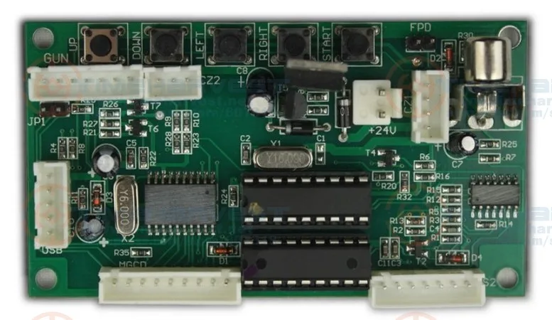 

Пистолет карта для времени crisis 3 стреляющая игра пулемет Конвертация платы PCB пистолет конвертер для симулятора стрельбы аттракцион