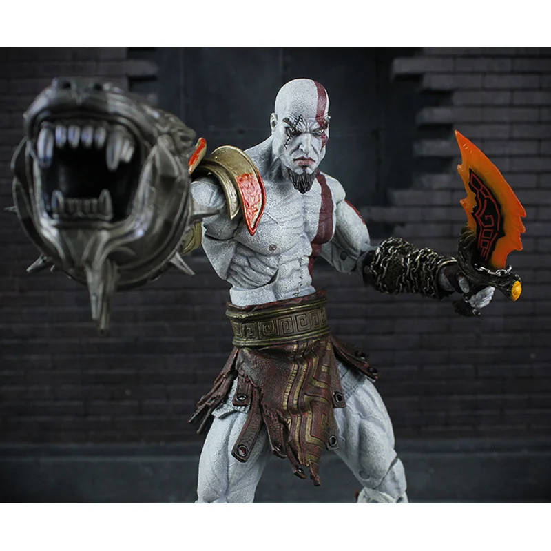 Новинка 2017 22 см/9 дюймов God of War 3 призрак Спарты Кратос конечная фигурка из ПВХ