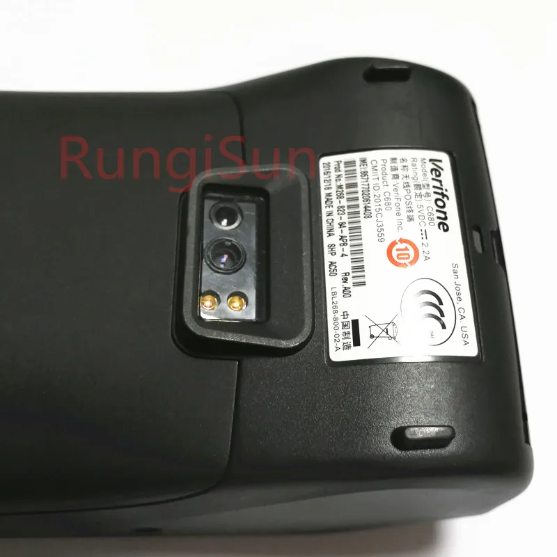 Подержанный Verifone C680 GPRS портативный pos-терминалы ручной фиксации