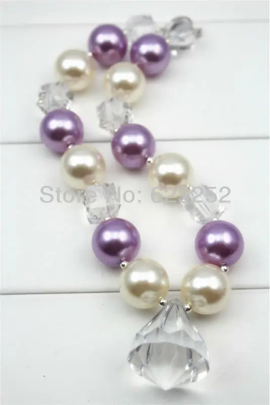 Оптовая продажа светло-фиолетовые детские ювелирные изделия пластиковое