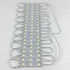 20 шт. 5054 SMD 3 светодиодный s светодиодный модуль, белаятеплая белаякраснаязеленаясиняя Водонепроницаемая световая рекламная Лампа DC 12V