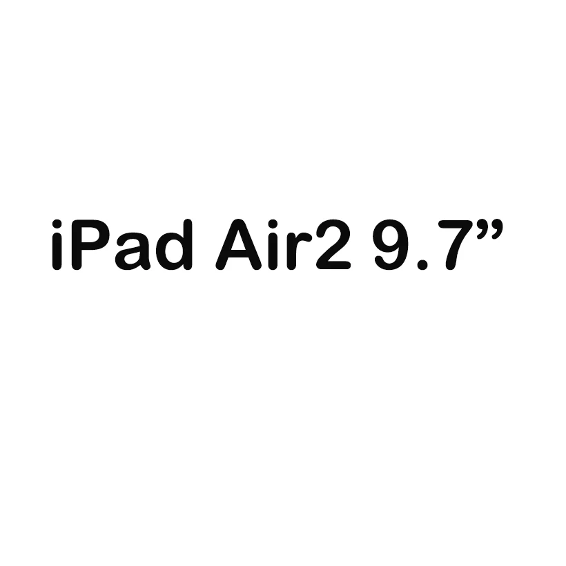 For iPad Air2 9.7 SLINE чехол из ТПУ для Apple Ipad Air 2 Чехол черный силиконовый мягкий защитный чехол для iPad air 2 iPad 6 iPAD6 мягкий планшет Сумка-бампер - Цвет: For iPad Air2 9.7
