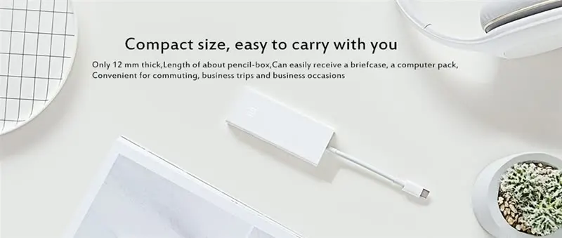 Xiaomi PD 3,0 Macbook USB-C-Mini Displayport многофункциональный Кабель-адаптер умное зарядное устройство для ноутбука планшета тип-c порт