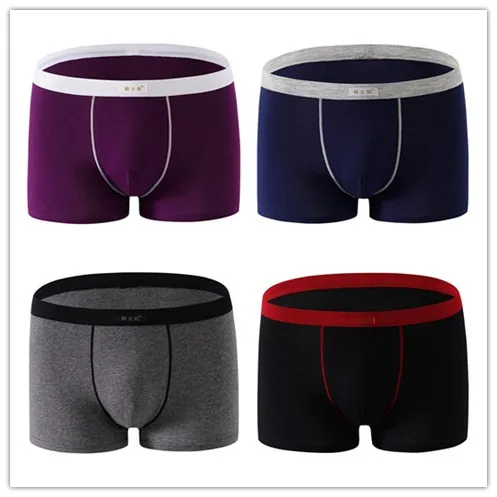

4pcs/lot Mens Underwear Boxers Men Boxer Homme Calzoncillos Underpants Cotton Ropa Interior Hombre Boxershorts Marca Pour Jdren