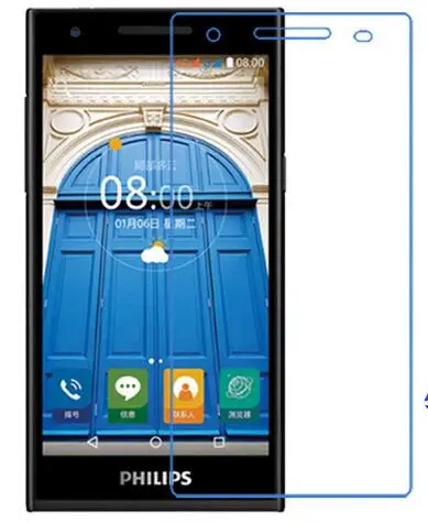 2 шт./лот HD прозрачная защитная пленка для Philips s396 | Мобильные телефоны и