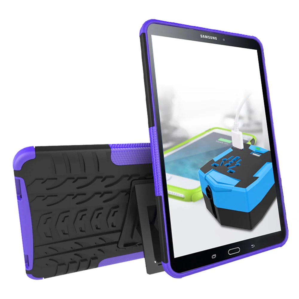 Для Samsung Galaxy Tab a 10 1 2016 чехол из ТПУ и ПК противоударный Прочный для SM 585 580 планшета +