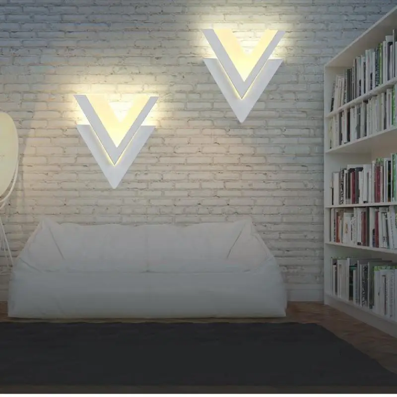 Светодиодный настенный светильник лампы для спальни аппликация фресок