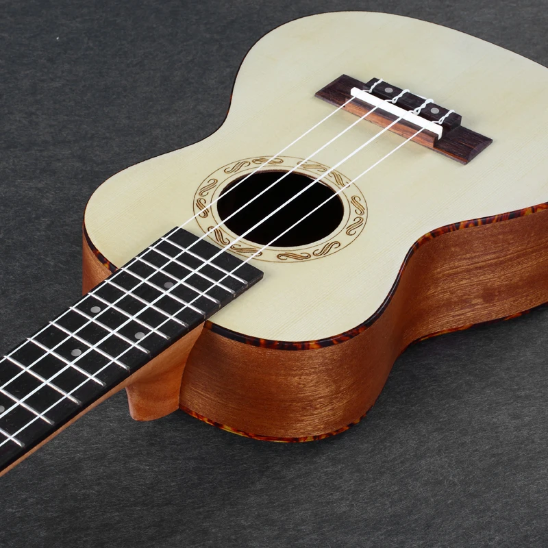 Укулеле 23 дюйма сопрано маленькая гитара из розового дерева четыре струны 15