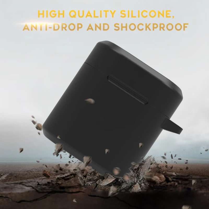 Ударопрочный чехол для наушников Huawei Honor FlyPods мягкий силиконовый зарядки