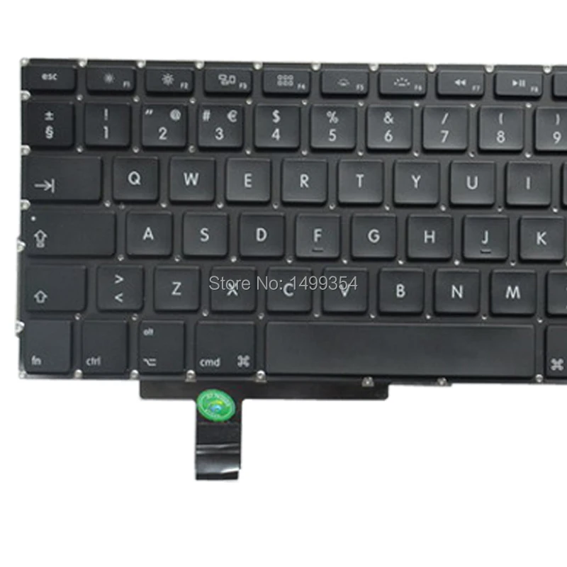 Натуральная A1297 португальская клавиатура с Подсветка для Apple Macbook Pro 17 '&#x27A1297