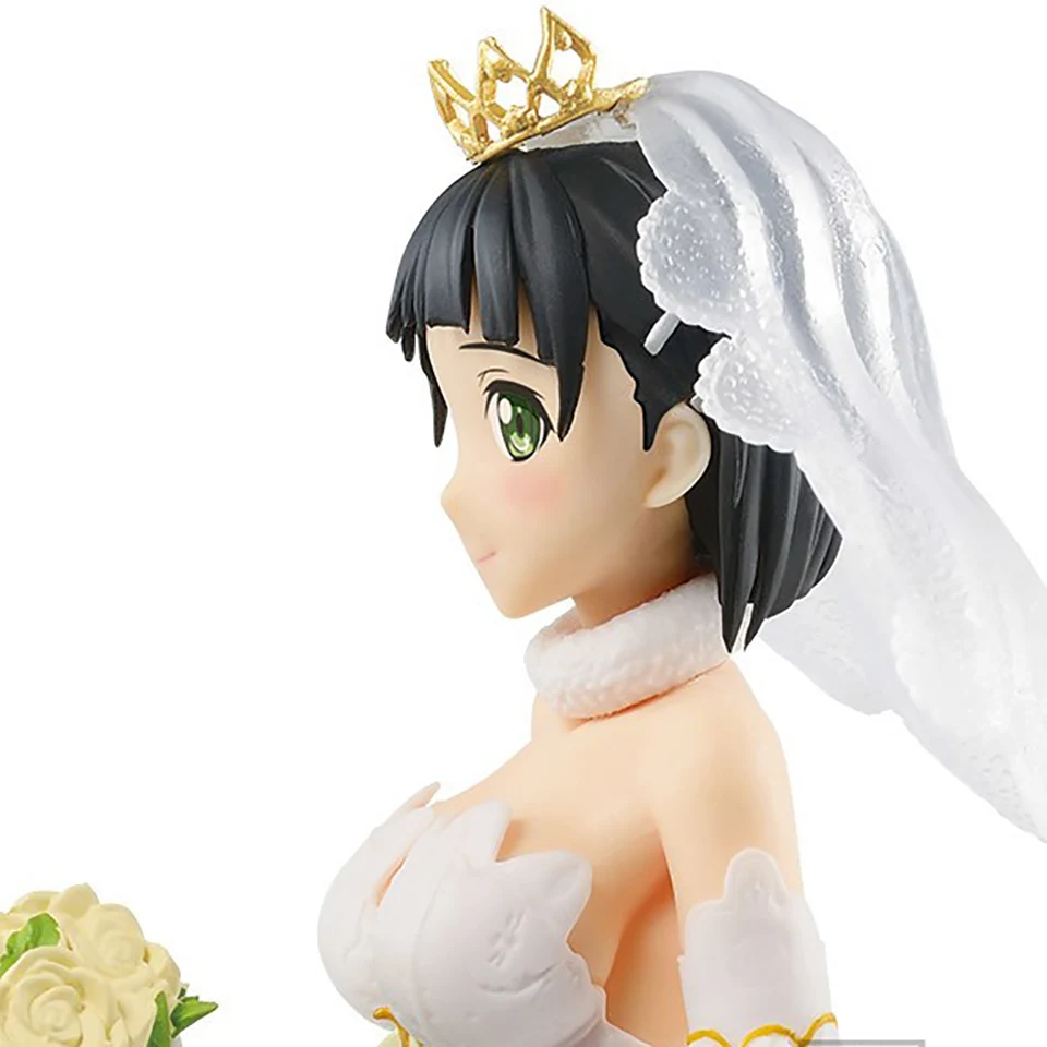 Tronzo Оригинальная фигурка BANPRESTO Sword Art Online Yuuki Asuna Asada Shino Kirigaya Suguha Свадебная ПВХ фигурка модель игрушки