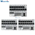 Защитная плата BMS 3S 4S, 5S, 12 В, 16,8 в, 21 в, а, для литий-ионного аккумулятора, с балансирующим зарядным модулем для внешнего аккумулятора