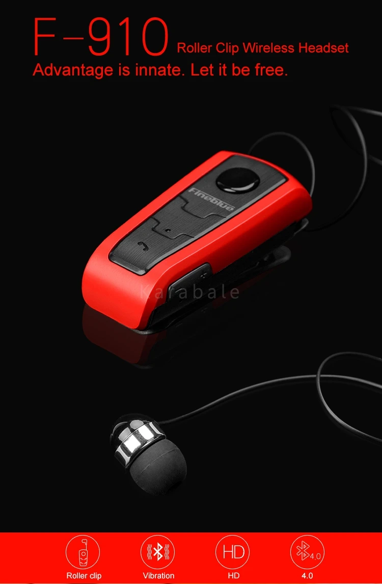 Fineblue F910 наушники беспроводной драйвер Auriculares Bluetooth наушники вибрации износа клип стерео спортивная Гарнитура для вождения