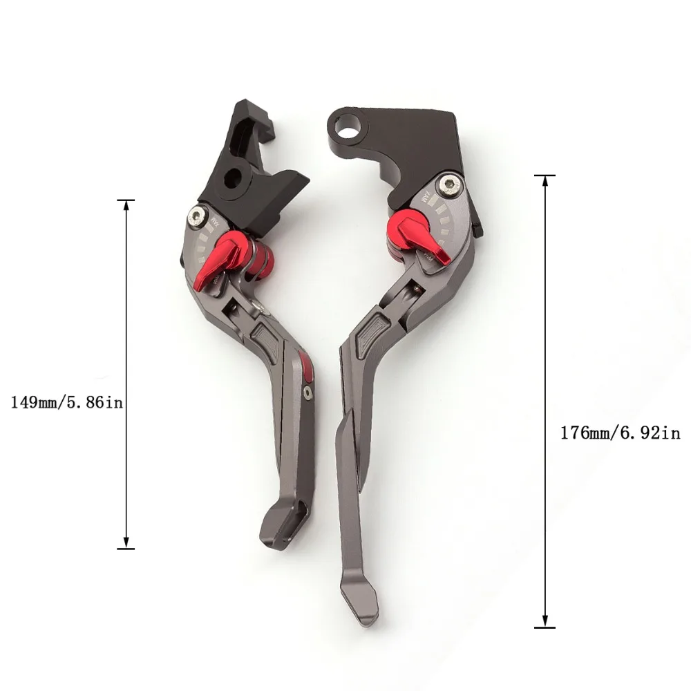 Для YAMAHA YZF R1 R1M R1S 2015 2018 R6 2017 ЧПУ 3D ромб Алюминий Мотоцикл Складные Выдвижные