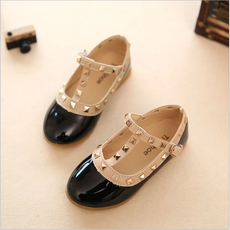 qloblo New Spring Leather Shoes Children Princess Patent Kids Sneaker for girls baby casual shoes | Детская одежда и обувь