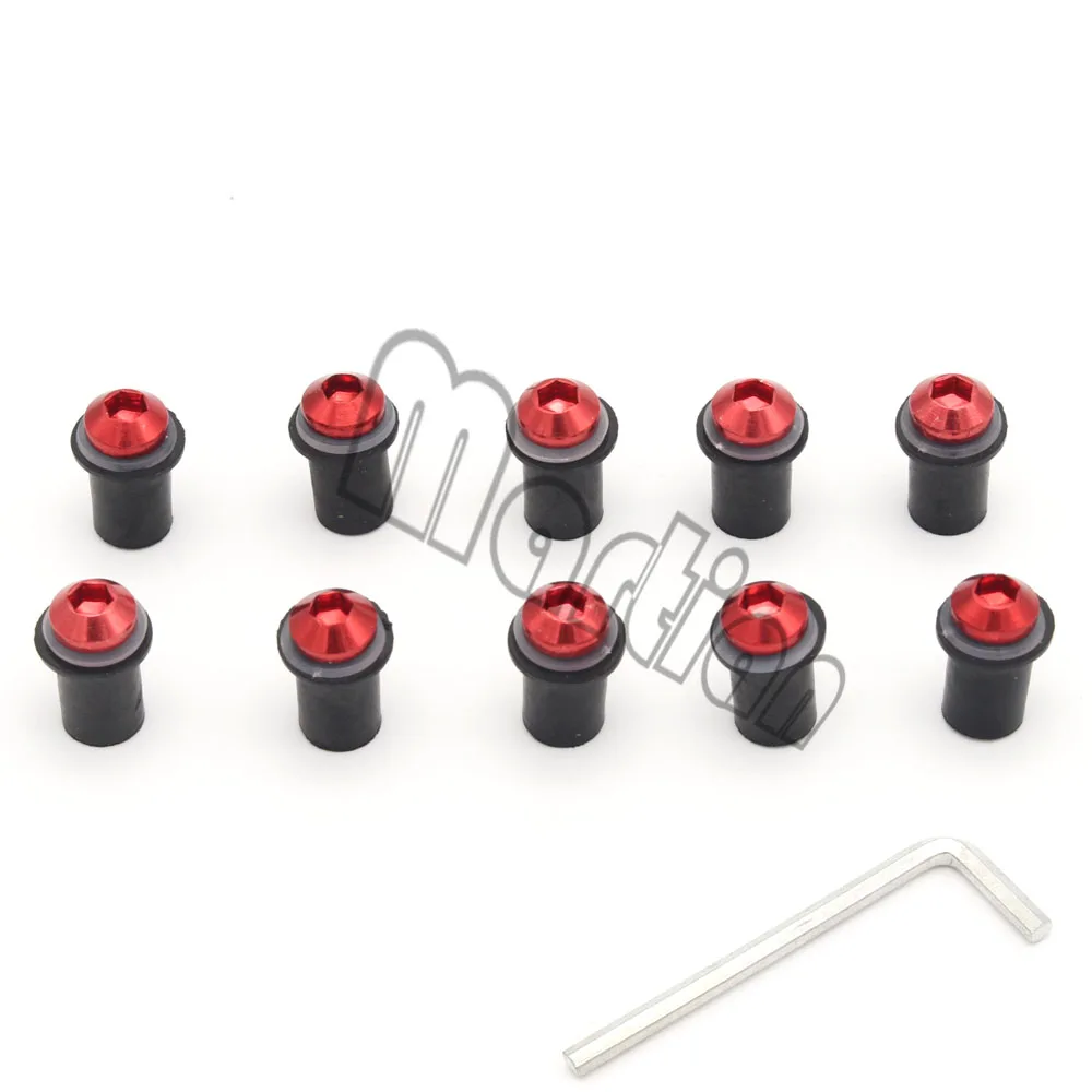 Болты для лобового стекла мотоцикла DUCATI MONSTER 620/696/796/821/1200 10 шт.|kit kits|kit ducatikit screw |