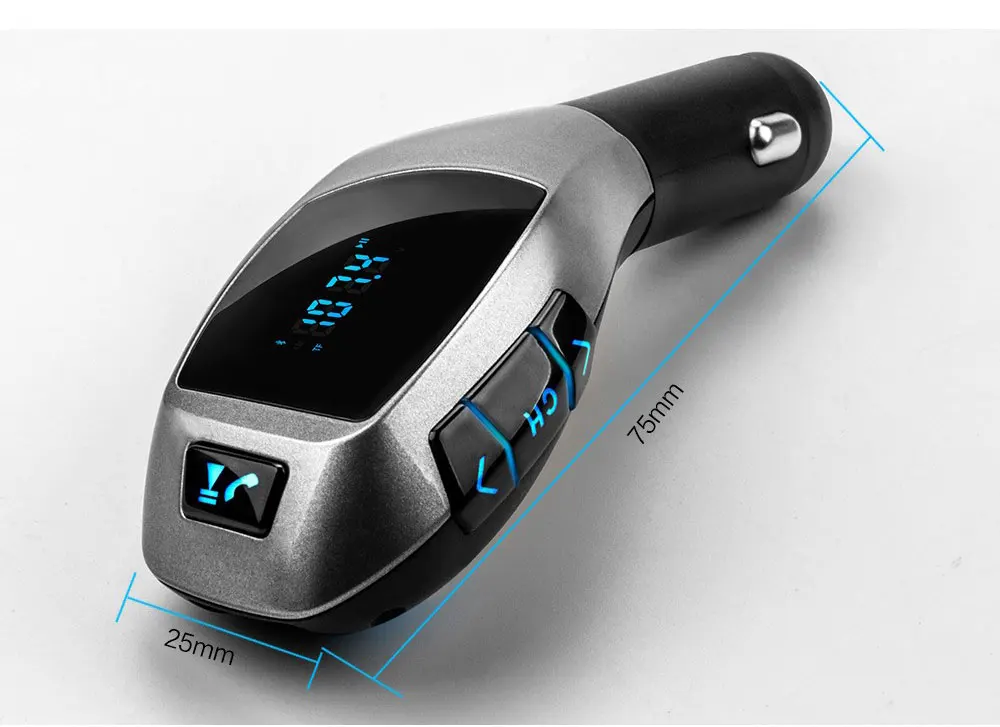 Автомобильный Bluetooth беспроводной fm-передатчик MP3 радио адаптер плеер автомобильные аксессуары с TF картой U диск для iPhone samsung X5 от CDEN