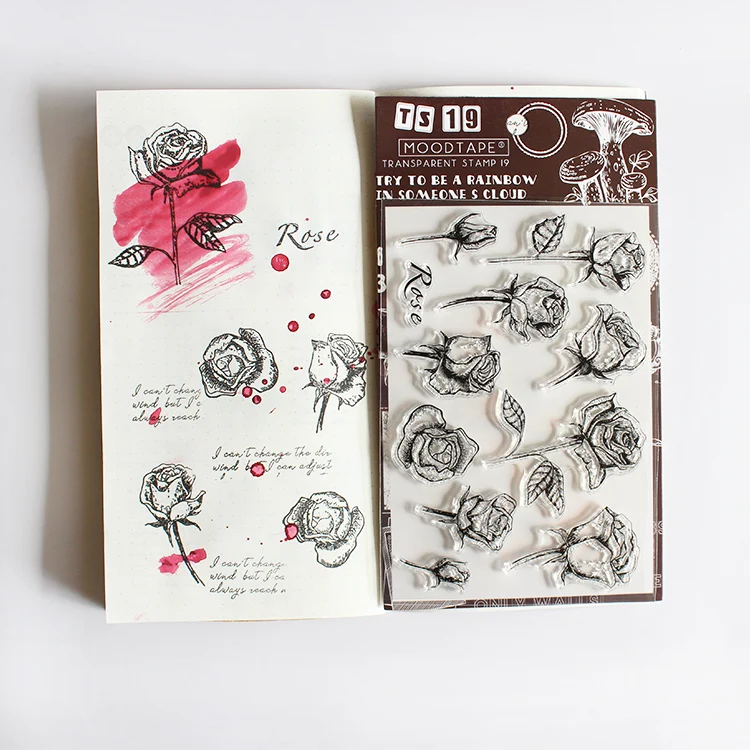 The transparent seal stamp19th bullet. and the paper tape rubber stamp hand account DIY | Канцтовары для офиса и дома