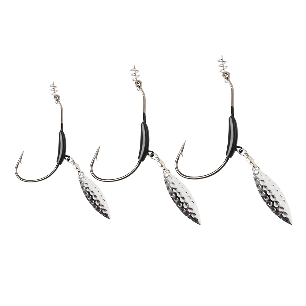 1 шт. рыболовный крючок из углеродистой стали с металлическими